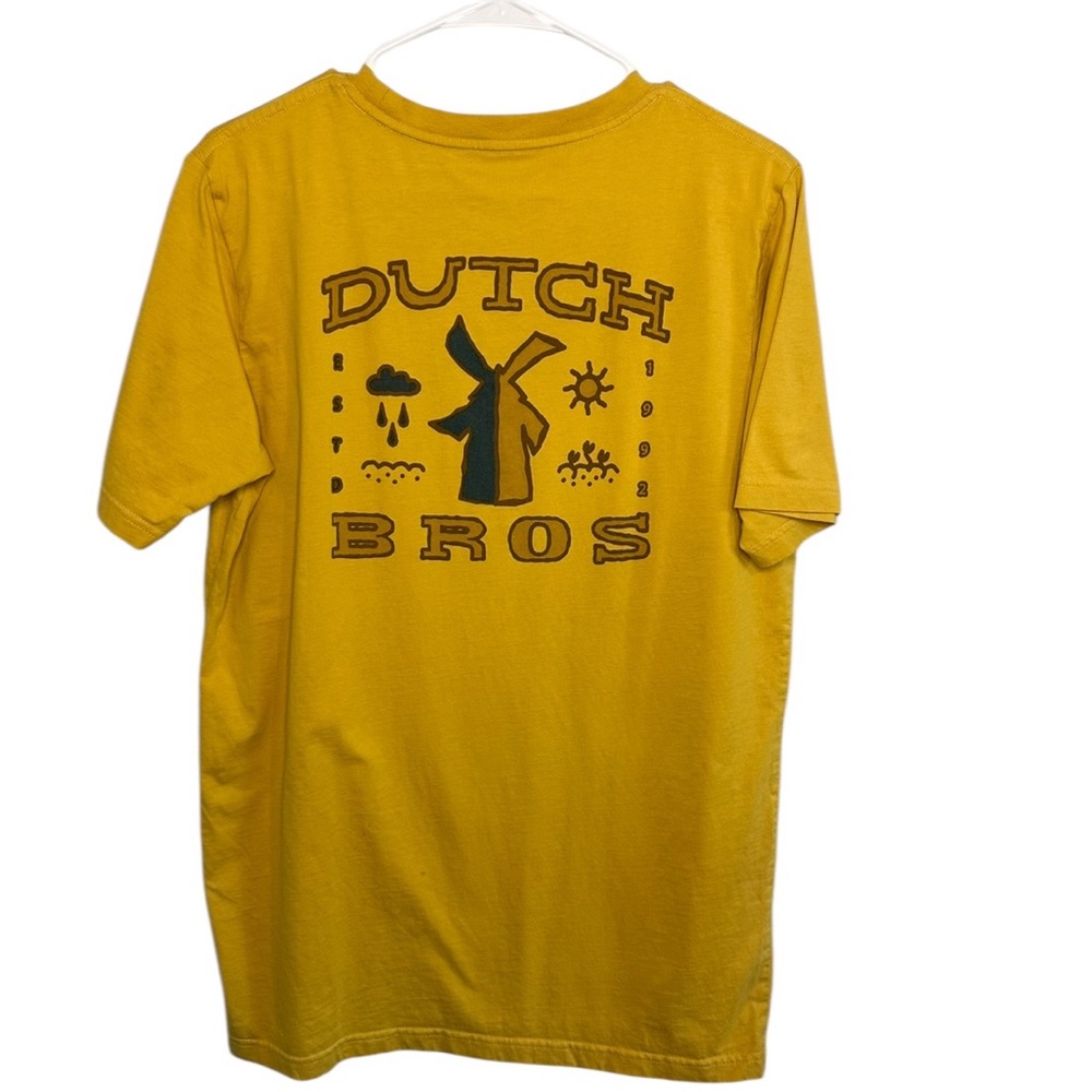 Dutch Bros LARGE Yellow Windmill Sun Rain DB 1992 - Picture 2 of 5